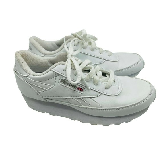 Reebok | Shoes | Reebok Classic Leather Platform Sneaker Shoes White 75 ...